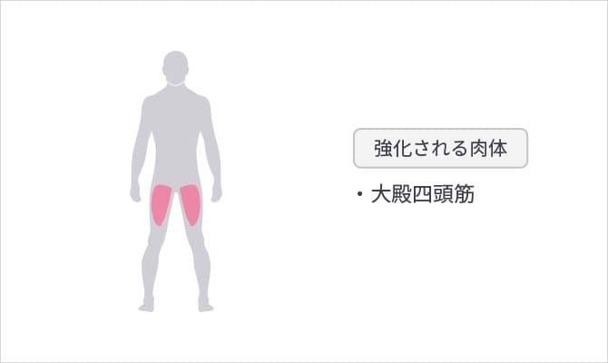 【強化される肉体】大殿四頭筋