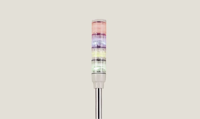 Treatment display LED tower OPTION that lets you know the end of treatment with one glance